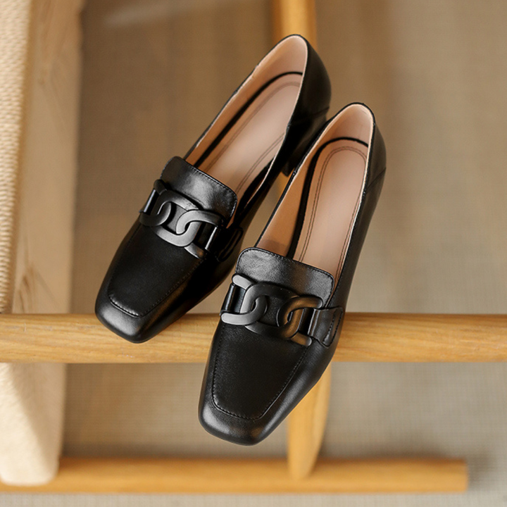Quincy | Women's Orthopedic Leather Loafers-Metro Lane Plaza