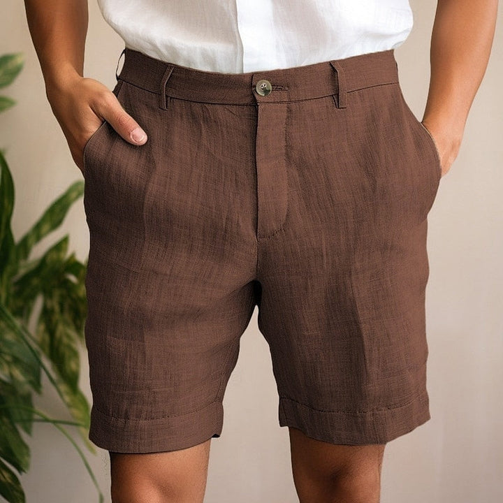 Remy | Men's Flat Front Casual Shorts-Metro Lane Plaza
