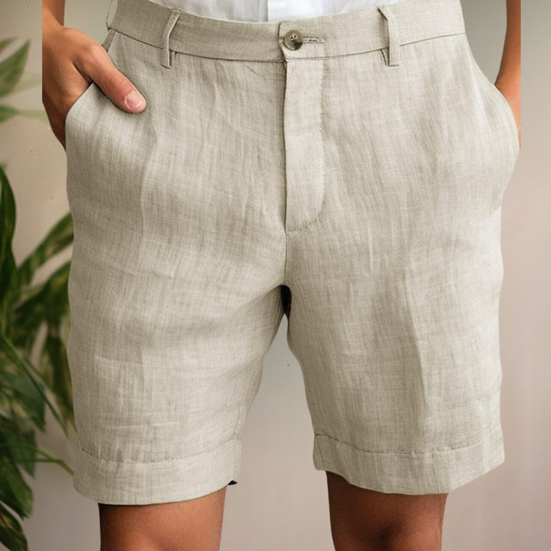 Remy | Men's Flat Front Casual Shorts-Metro Lane Plaza