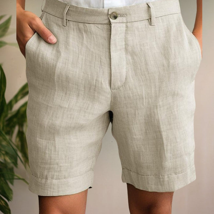 Remy | Men's Flat Front Casual Shorts-Metro Lane Plaza