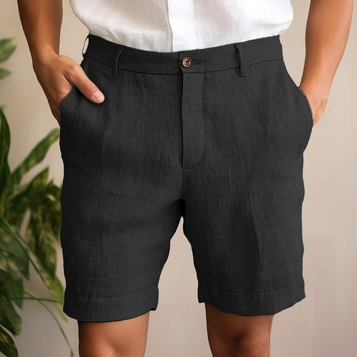 Remy | Men's Flat Front Casual Shorts-Metro Lane Plaza