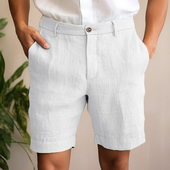 Remy | Men's Flat Front Casual Shorts-Metro Lane Plaza