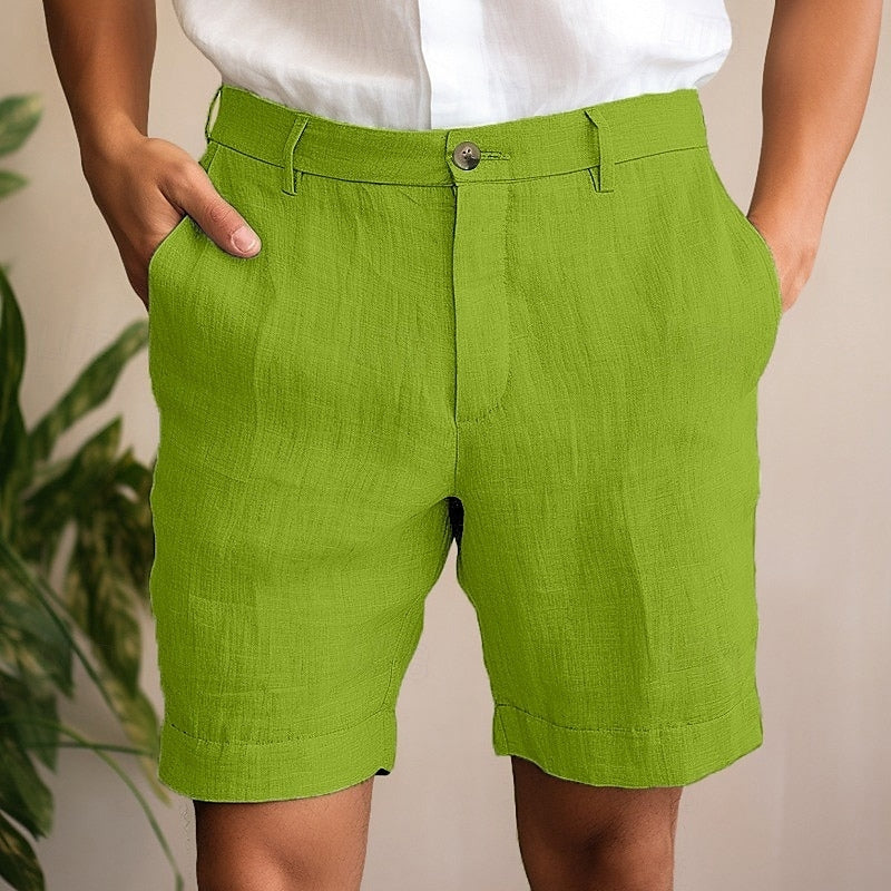 Remy | Men's Flat Front Casual Shorts-Metro Lane Plaza