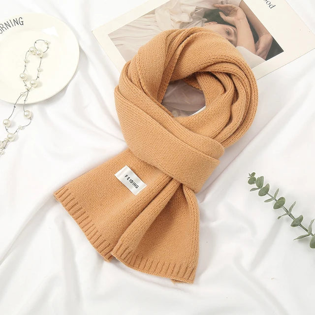 Rhea | Women's Cashmere Scarf in Solid Colors-Metro Lane Plaza