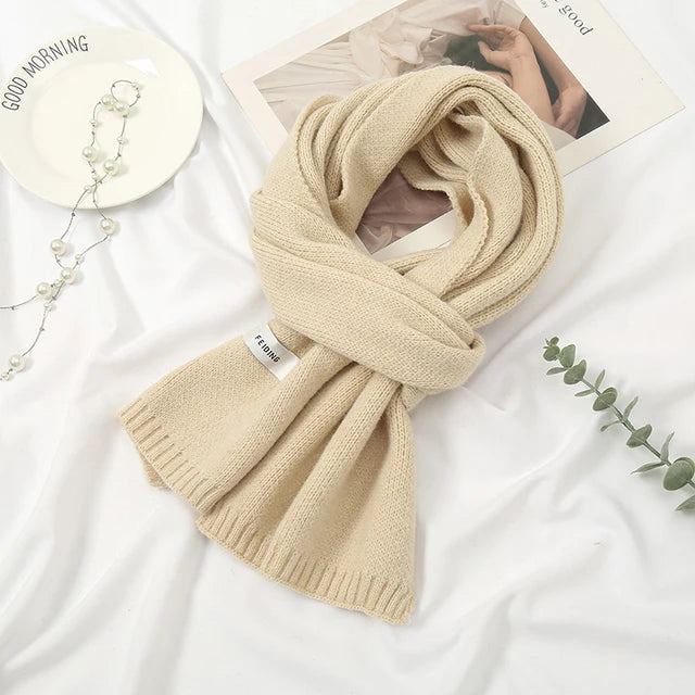 Rhea | Women's Cashmere Scarf in Solid Colors-Metro Lane Plaza