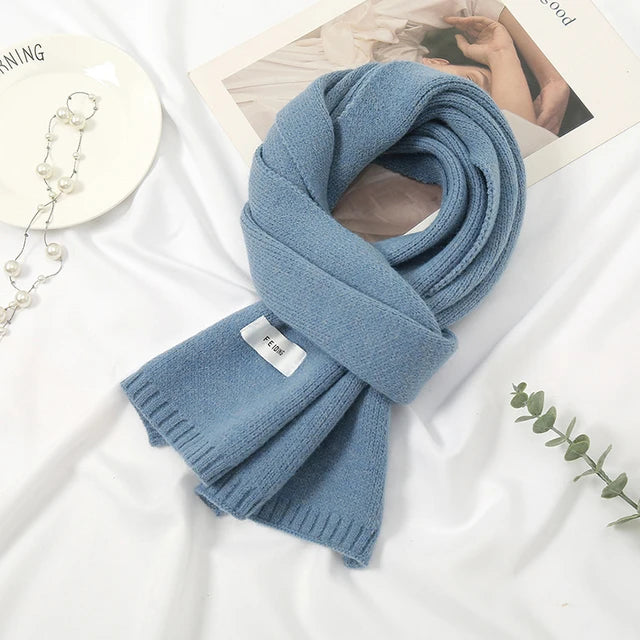 Rhea | Women's Cashmere Scarf in Solid Colors-Metro Lane Plaza