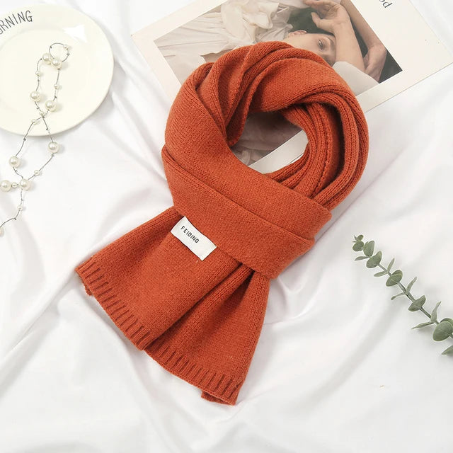 Rhea | Women's Cashmere Scarf in Solid Colors-Metro Lane Plaza