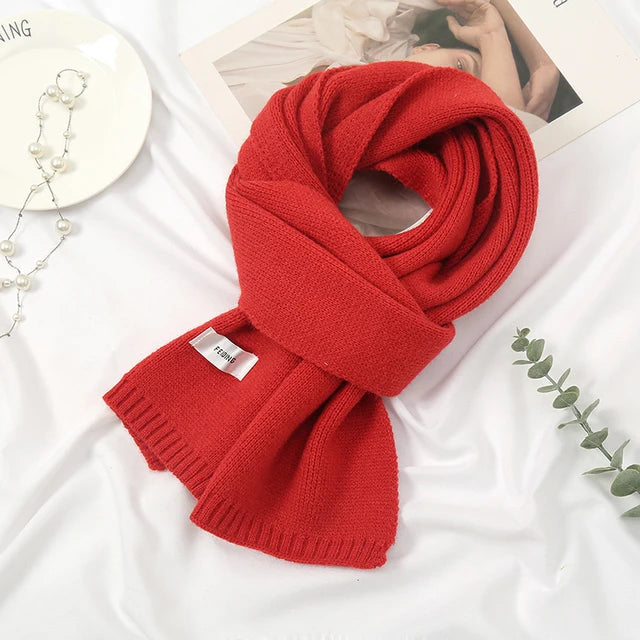Rhea | Women's Cashmere Scarf in Solid Colors-Metro Lane Plaza