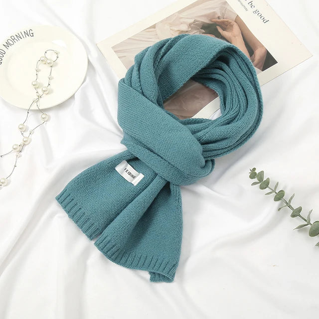 Rhea | Women's Cashmere Scarf in Solid Colors-Metro Lane Plaza