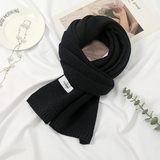 Rhea | Women's Cashmere Scarf in Solid Colors-Metro Lane Plaza