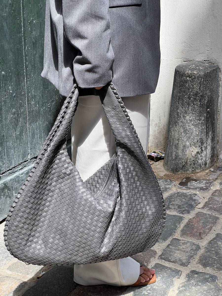 Riley | Women's Trendy Braided Handbag-Metro Lane Plaza