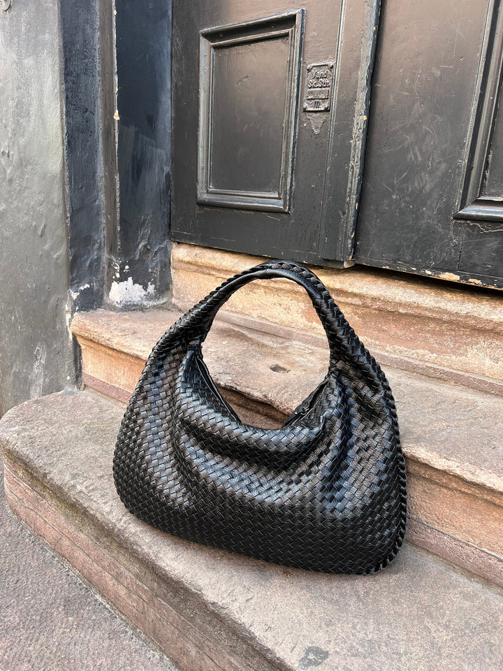 Riley | Women's Trendy Braided Handbag-Metro Lane Plaza