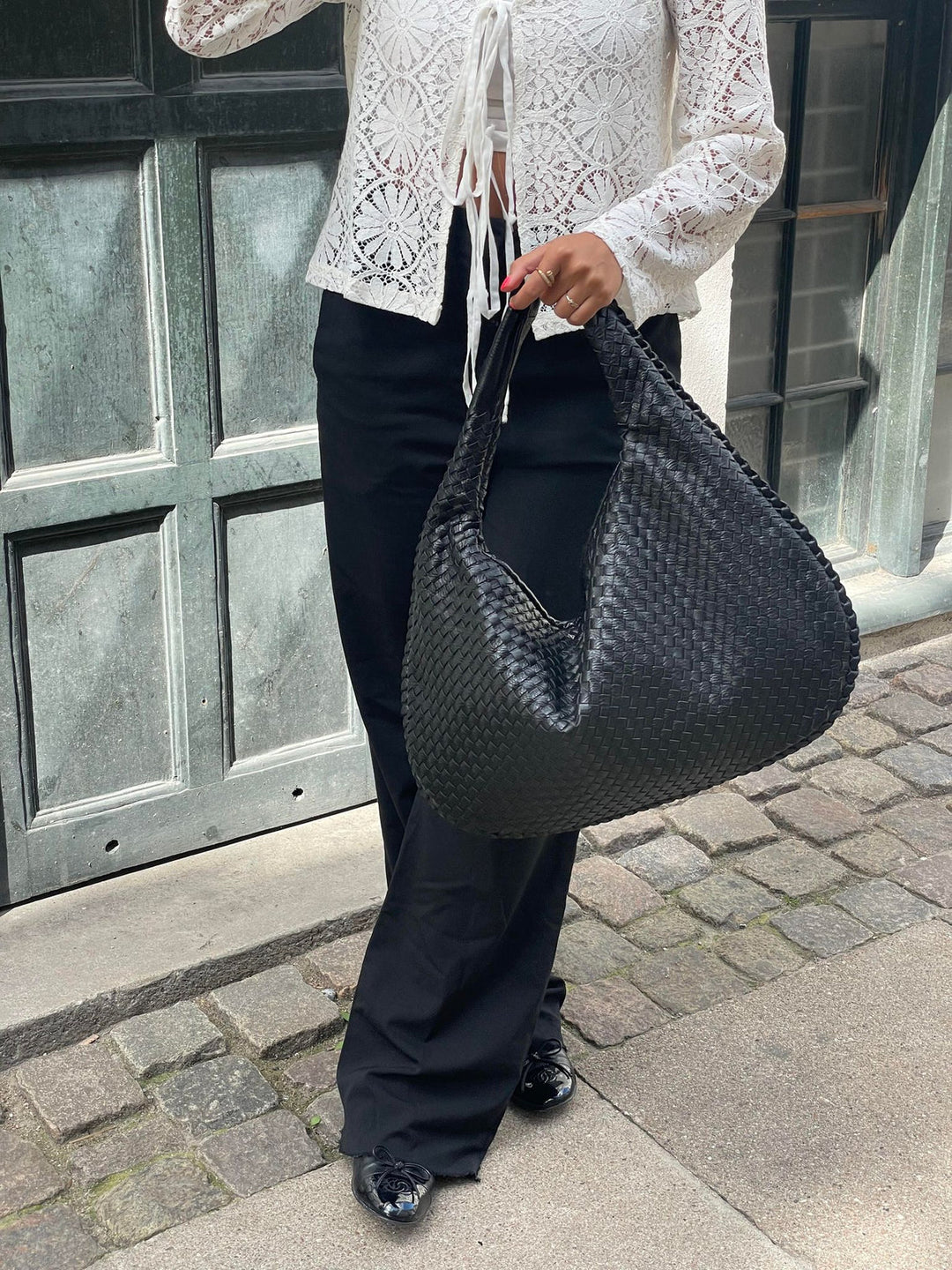 Riley | Women's Trendy Braided Handbag-Metro Lane Plaza