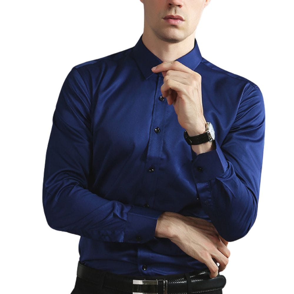 Men's Classic Button-Down Dress Shirt
