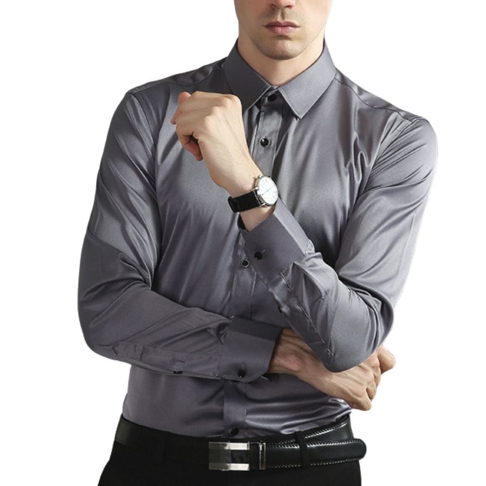 Men's Classic Button-Down Dress Shirt