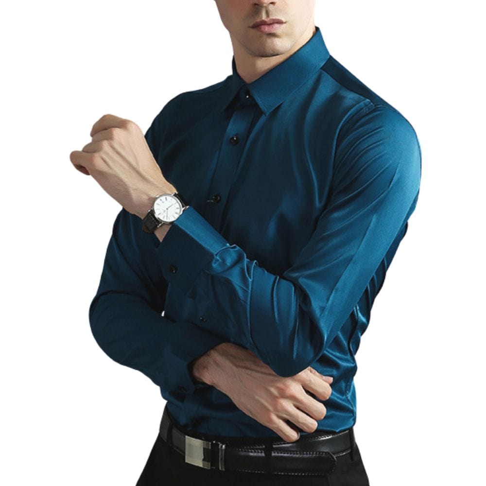 Men's Classic Button-Down Dress Shirt