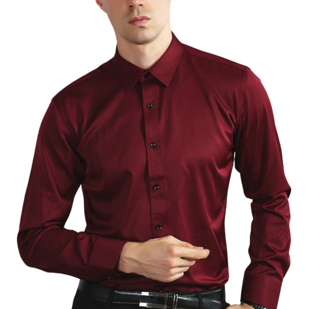 Men's Classic Button-Down Dress Shirt
