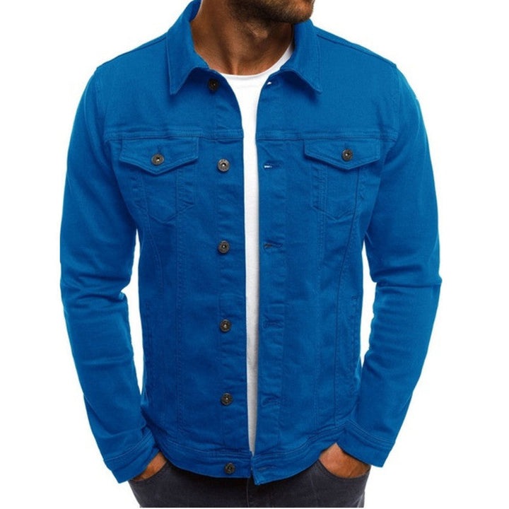 Men's Stylish Casual Denim Jacket with Comfortable Fit-Metro Lane Plaza