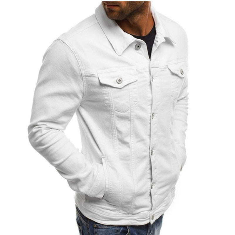 Men's Stylish Casual Denim Jacket with Comfortable Fit-Metro Lane Plaza