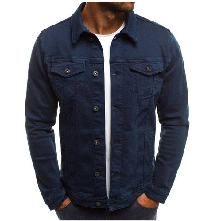 Men's Stylish Casual Denim Jacket with Comfortable Fit-Metro Lane Plaza
