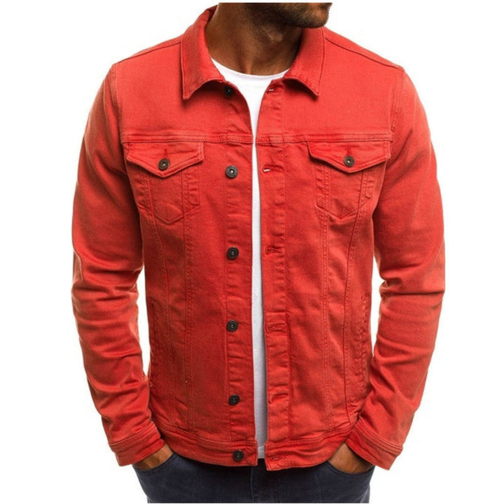 Men's Stylish Casual Denim Jacket with Comfortable Fit-Metro Lane Plaza