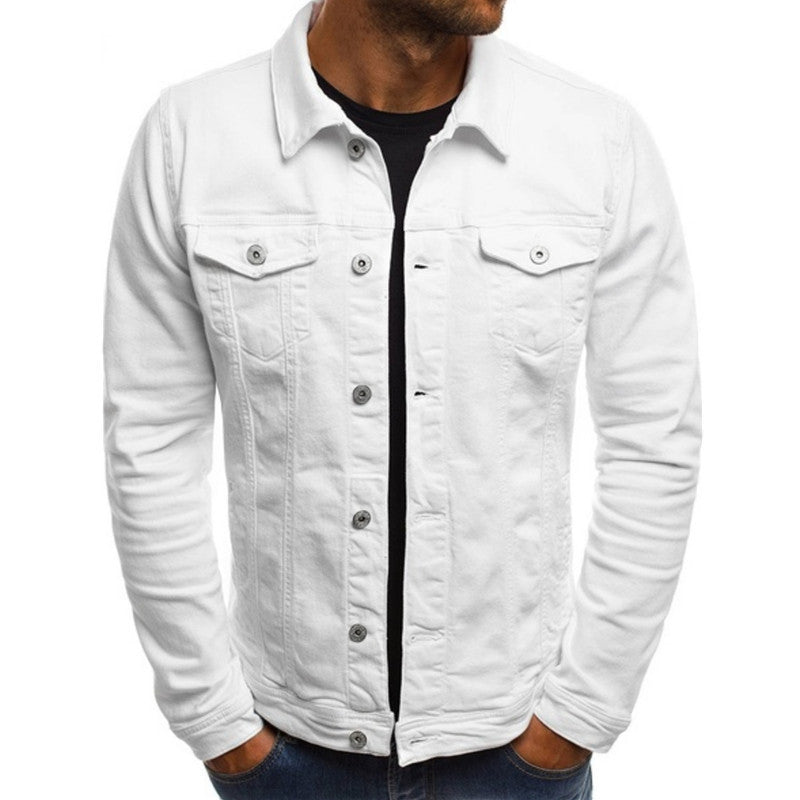 Men's Stylish Casual Denim Jacket with Comfortable Fit-Metro Lane Plaza