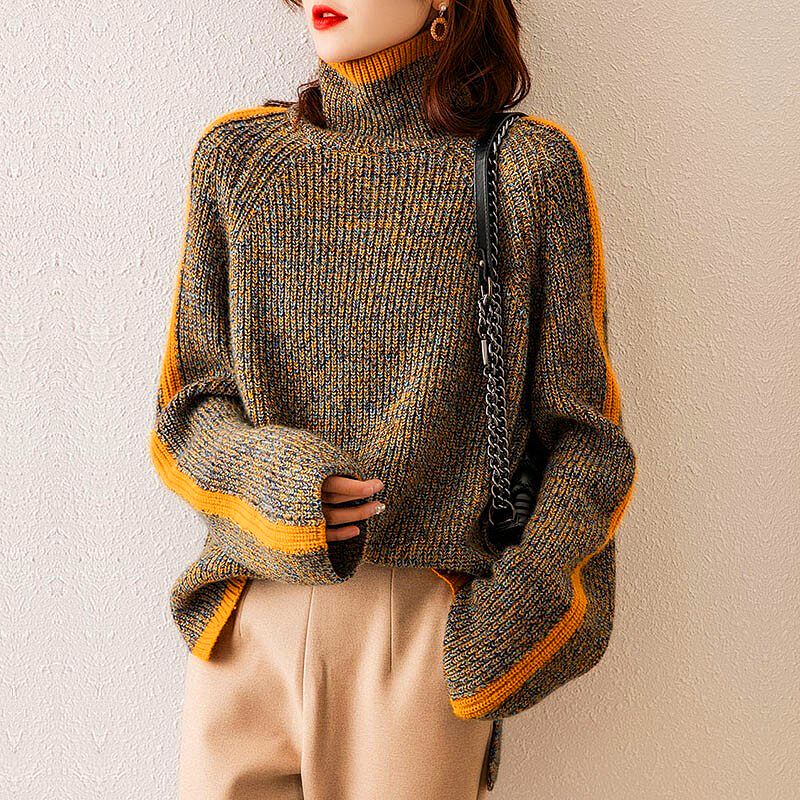 Women's Comfortable Stylish Turtleneck Sweater | Trendy Fashion-Metro Lane Plaza