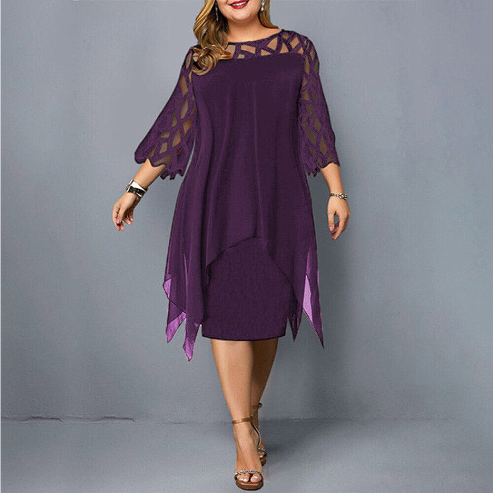 Isabella | Elegant Plus Size Midi Dress for Stylish Occasions-Metro Lane Plaza