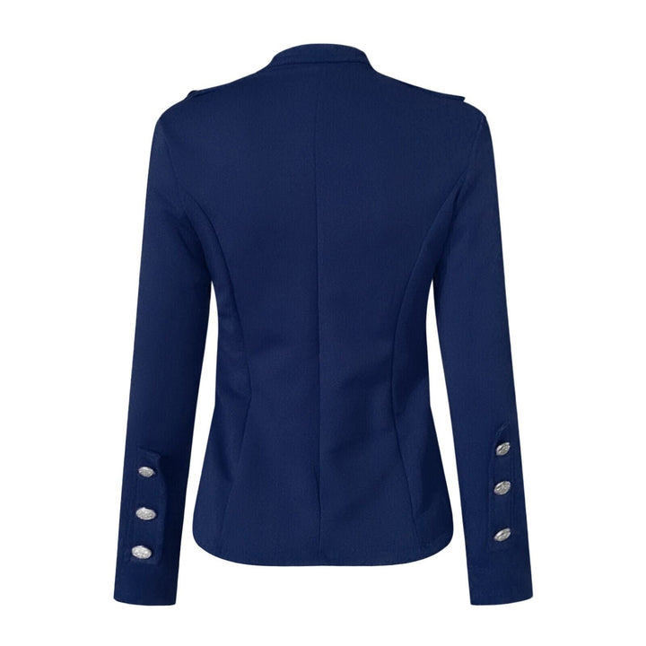 Chaqueta de mujer con botones delanteros de estilo militar