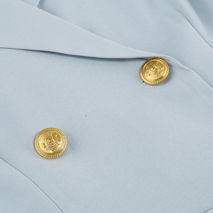 Sage | Women's Double-Breasted Blazer Mini Dress-Metro Lane Plaza