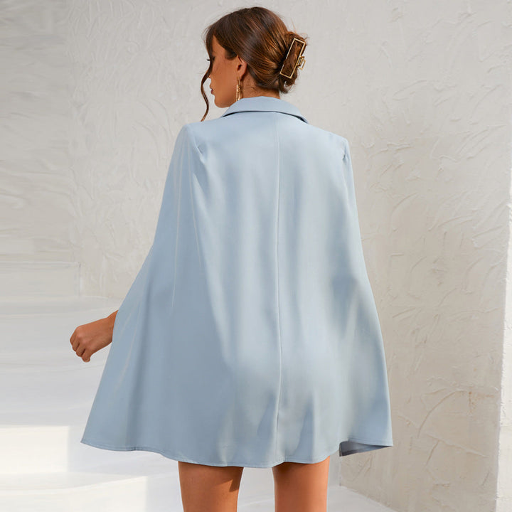 Sage | Women's Double-Breasted Blazer Mini Dress-Metro Lane Plaza