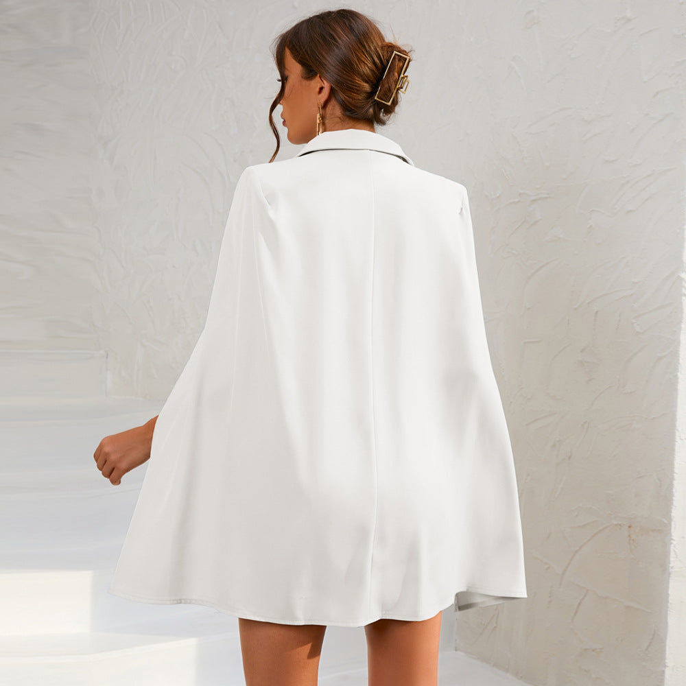 Sage | Women's Double-Breasted Blazer Mini Dress-Metro Lane Plaza