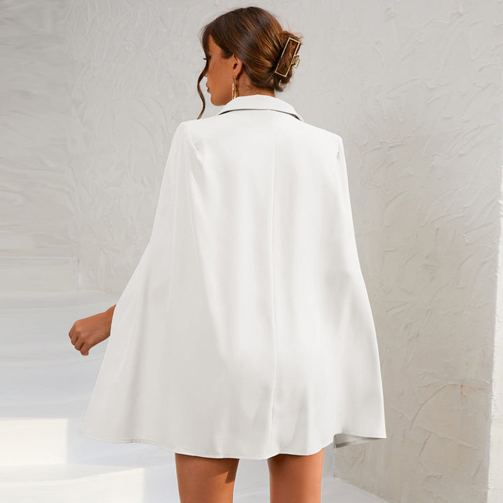 Sage | Women's Double-Breasted Blazer Mini Dress-Metro Lane Plaza