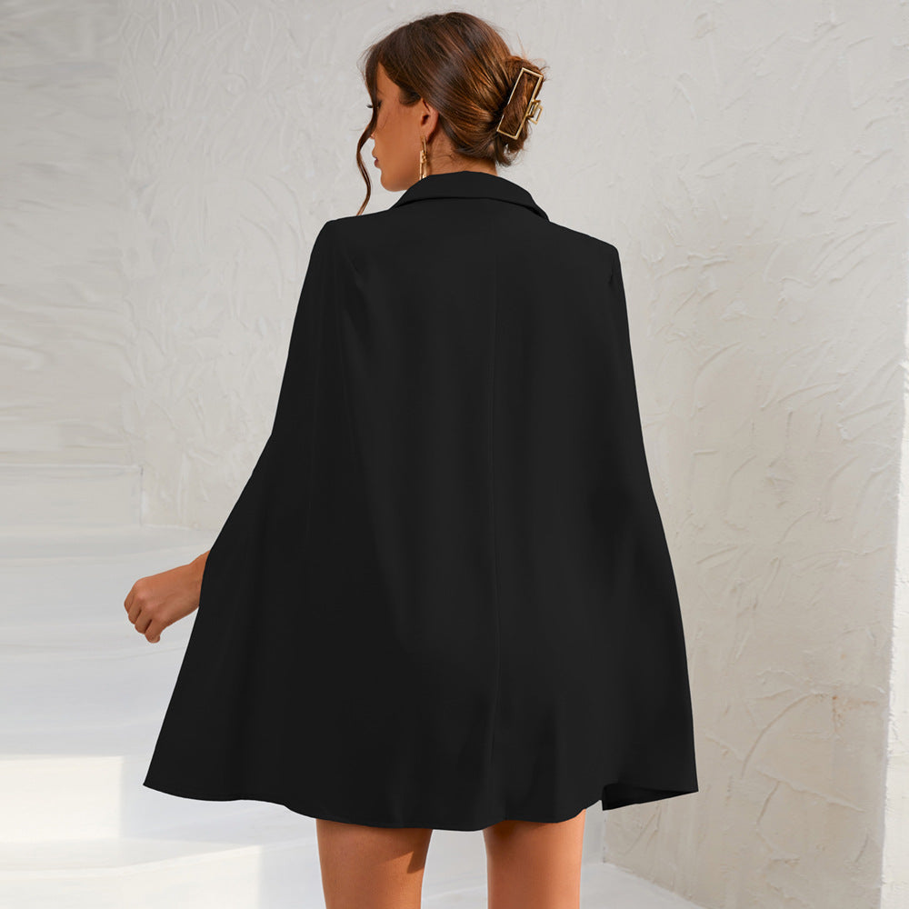 Sage | Women's Double-Breasted Blazer Mini Dress-Metro Lane Plaza