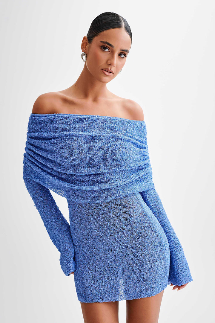 Selena | Women's Off-Shoulder Bodycon Mini Dress-Metro Lane Plaza