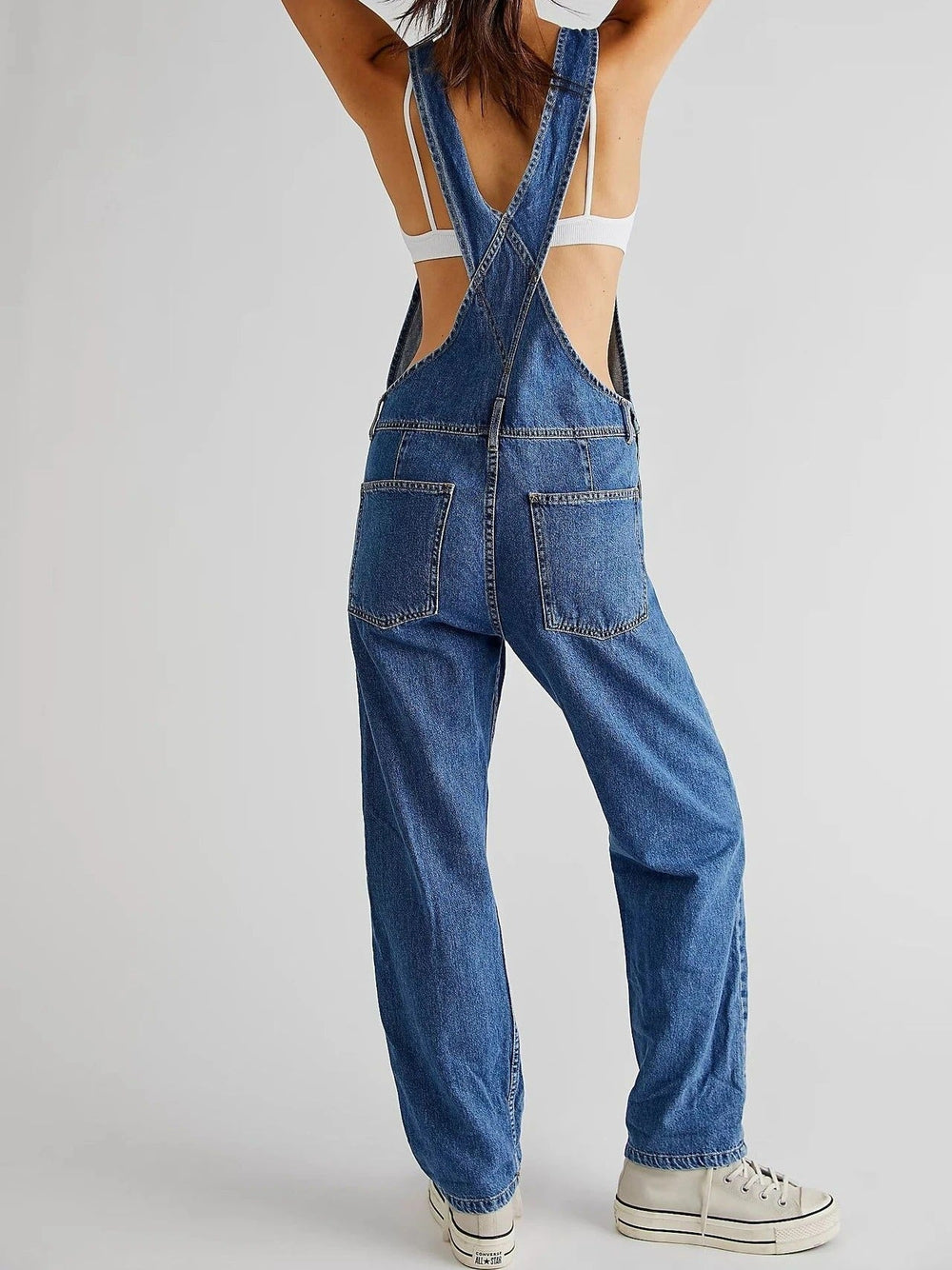 Serena | Women's Denim Overalls-Metro Lane Plaza