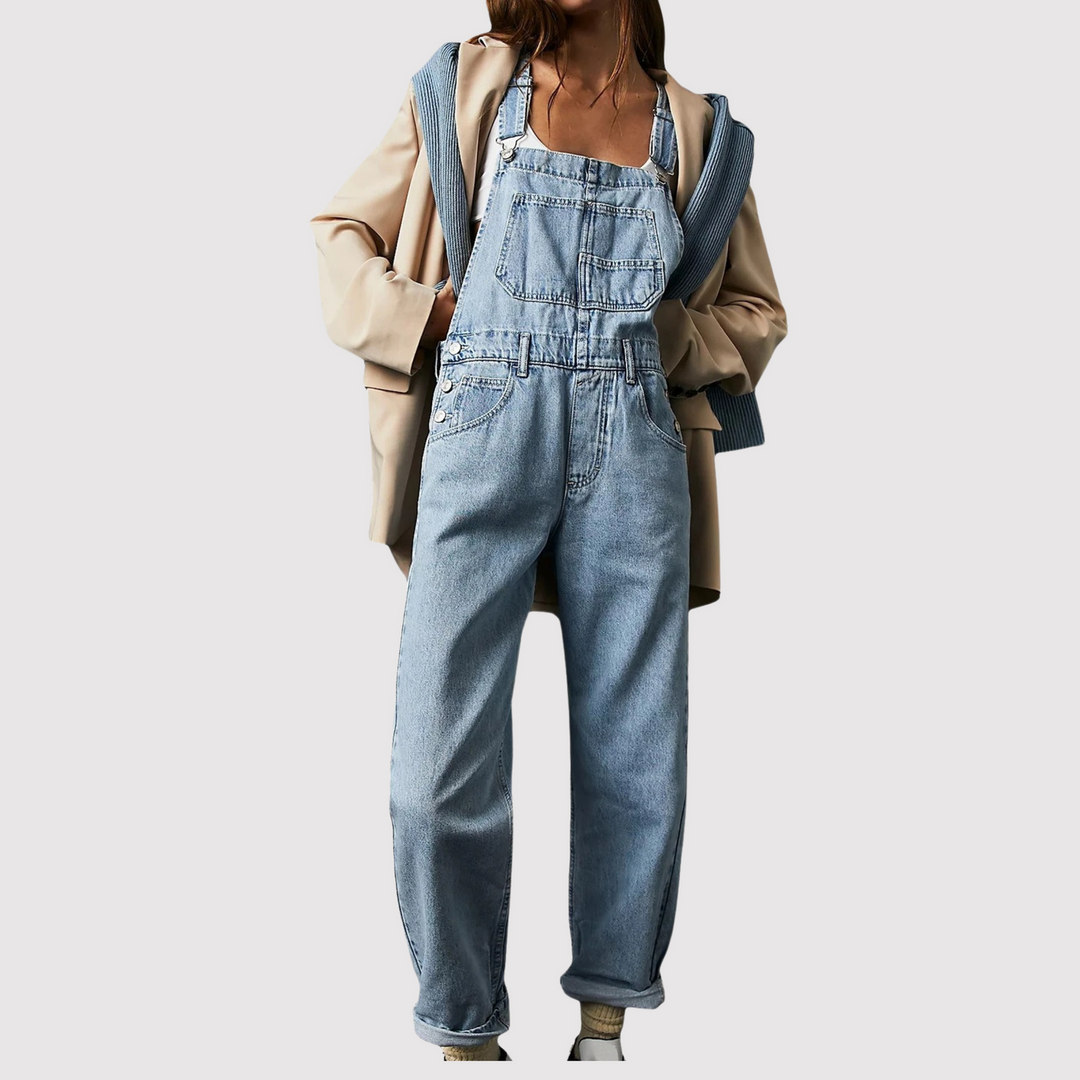Serena | Women's Denim Overalls for Stylish Comfort-Metro Lane Plaza