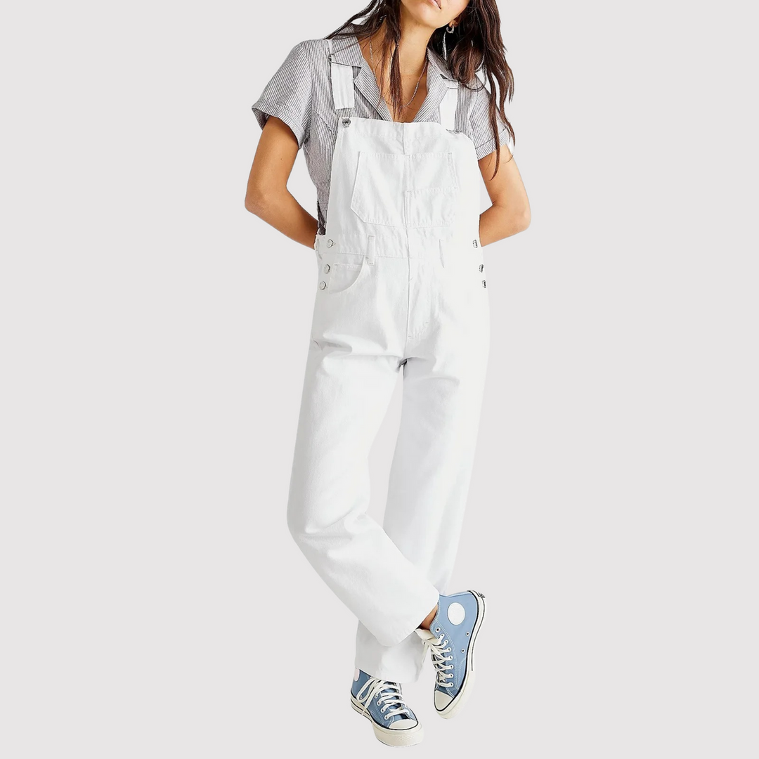 Serena | Women's Denim Overalls-Metro Lane Plaza