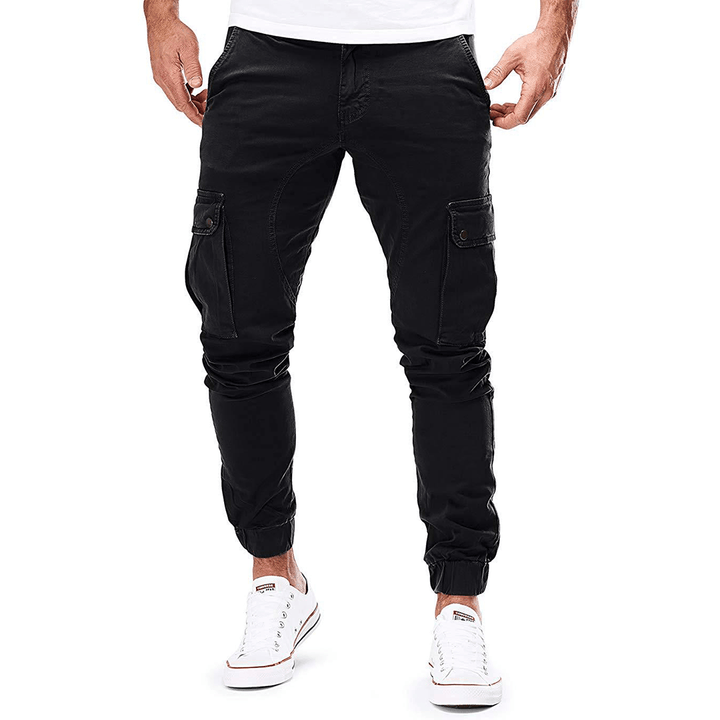 Simon | Men's Slim-Fit Utility Cargo Trousers