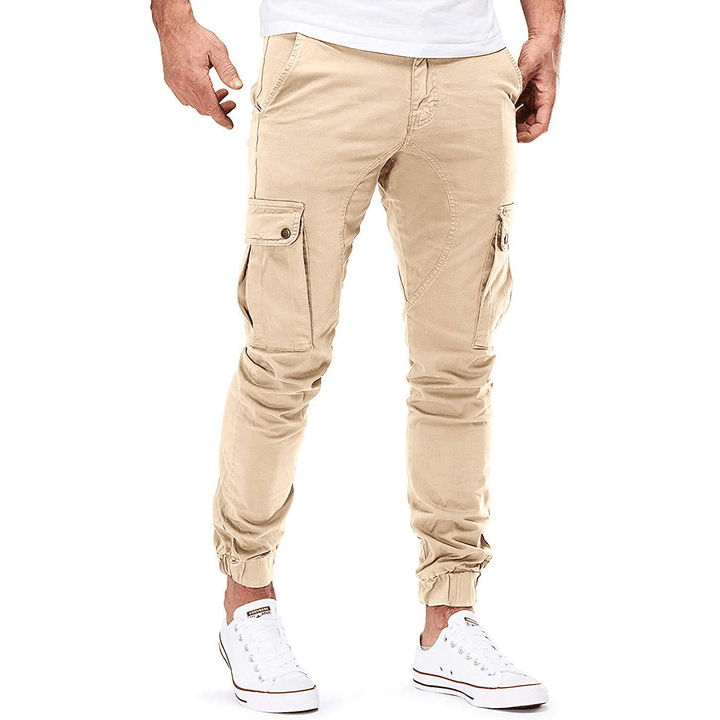 Simon | Men's Slim-Fit Utility Cargo Trousers