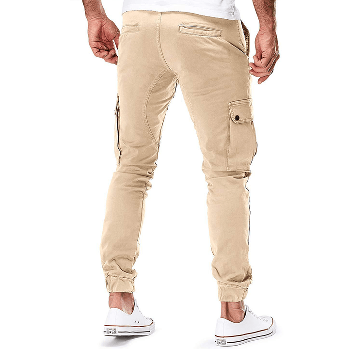 Simon | Men's Slim-Fit Utility Cargo Trousers