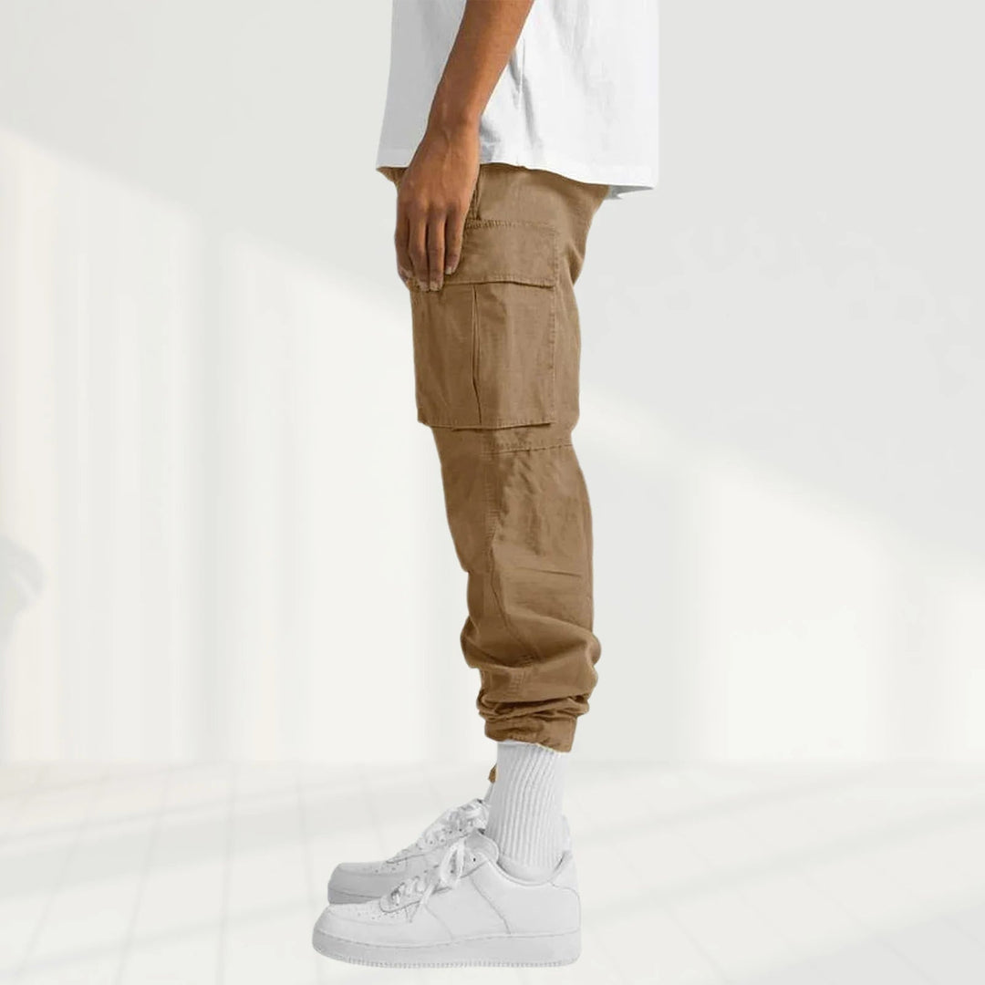 Simon | Men's Casual Relaxed Fit Cargo Pants-Metro Lane Plaza