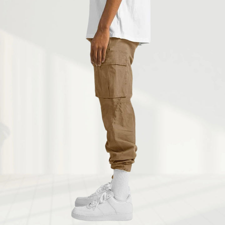 Simon | Men's Casual Relaxed Fit Cargo Pants-Metro Lane Plaza