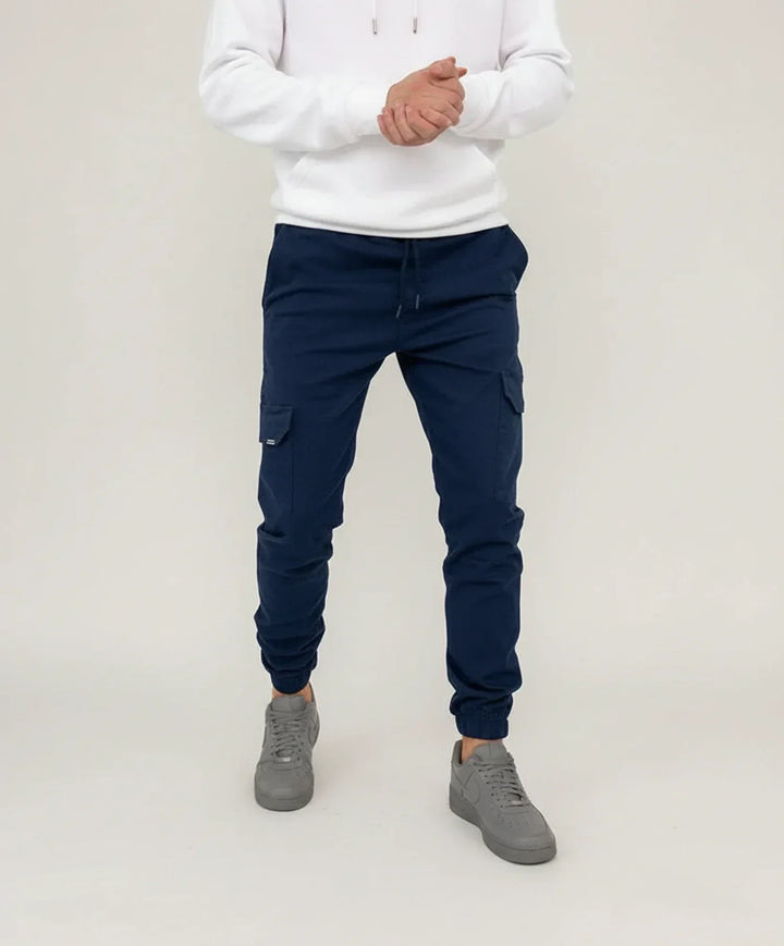 John | Men's Slim-Fit Cargo Trousers