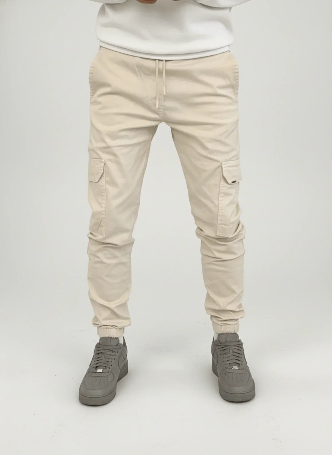 John | Men's Slim-Fit Cargo Trousers
