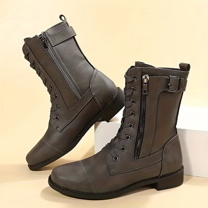 Women's Combat Lace-Up Boots