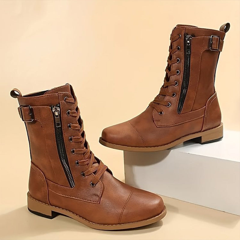 Women's Combat Lace-Up Boots