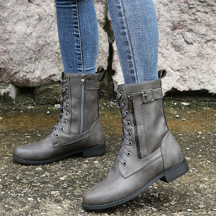 Women's Combat Lace-Up Boots