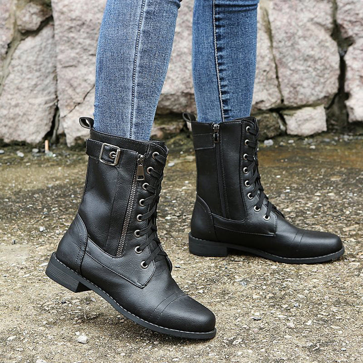 Women's Combat Lace-Up Boots