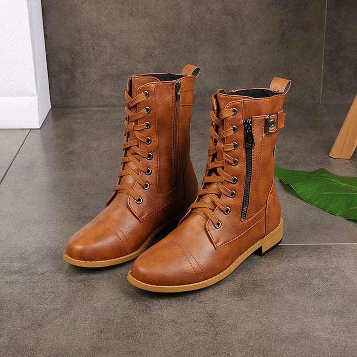 Women's Combat Lace-Up Boots